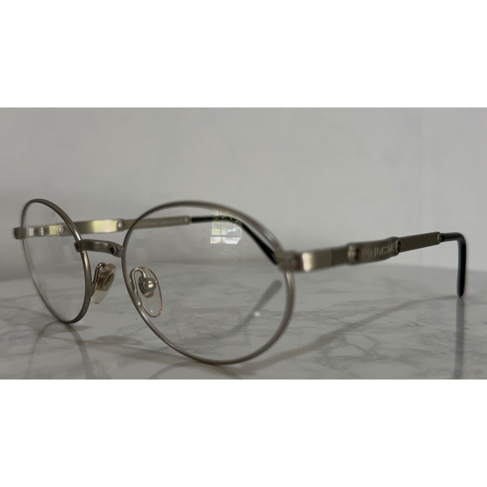FENDISSIME F121 993 Eyeglass Frames Round Silver 50-18-135 Italy